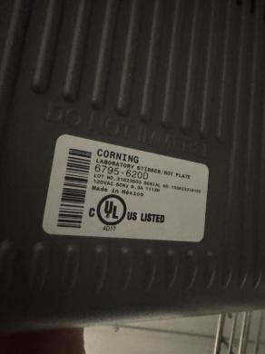 Corning PC-620D Hotplate/Stirrer-cover
