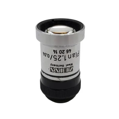 Zeiss Plan 1.25x Microscope Objective 160/- RMS Thread Model 462014