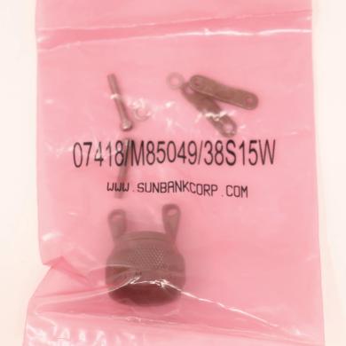 Sunbank Circular MIL Spec Backshell 07418 M85049/38S15W for Size 15 Connectors-cover
