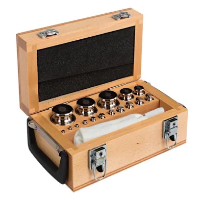 Radwag Cylindrical Weights, Set (1 g - 10 kg), Wooden Box