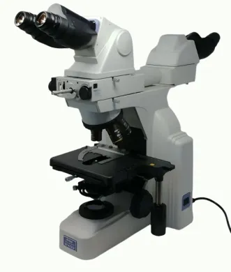 Nikon Eclipse E400 Compound Microscope with Dual Head Bridge for Pathology and Mohs