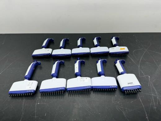 Rainin Pipet-Lite XLS Multichannel Pipettes Set of 10 for Precise Liquid Handling-cover