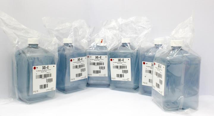 Thermo Scientific Nalgene 5L Biotainer Polycarbonate Carboy Set with Silicone-Lined Closure-cover