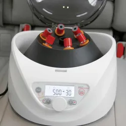 Globe Scientific GCC-P Portable Clinical Centrifuge with Fixed-Angle Rotor and 12VDC Power Adapter, 17 of 23