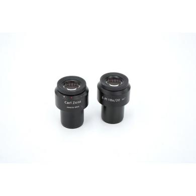 Zeiss 444232-9904 Set of 2 E-PL 10x/20 Br. foc. Pair Eyepiece Okular Paar-cover