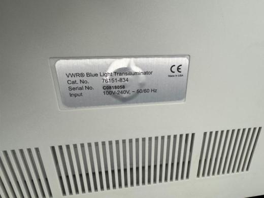 VWR 76151-834 Blue Light Transilluminator for Gel Visualization-cover