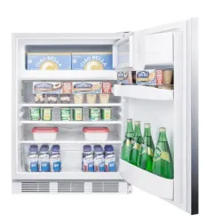 Summit Appliance Accucold CT66LWSSHHADA ADA Compliant 24" Wide Refrigerator-Freezer, 3 of 3