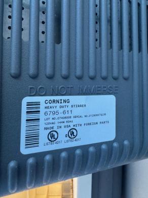 Corning Magnetic Stirrer-cover
