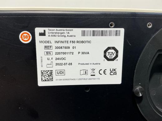 Tecan Infinite F50 Robotic High-Precision Absorbance Microplate Reader for Automated Workflows-cover