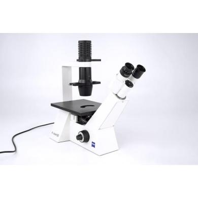 Zeiss Axiovert 25 Inverted Cell Phase Contrast Microscope Mikroskop 5 10 20x-cover