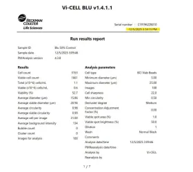 Beckman Coulter Vi-Cell BLU Automated Cell Viability and Concentration Counter, 9 of 16