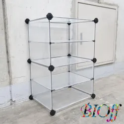 SONGMICS 8029 Four-Tier Shoe Rack with Top, 45 × 33 × 65 cm, 2 of 4