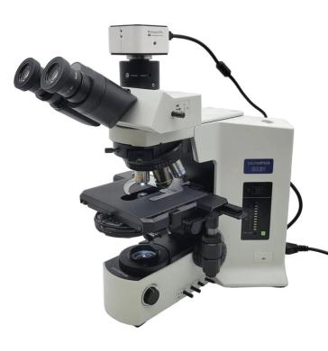 Olympus BX51 Upright Research Microscope with DIC, Phase Contrast & 5MP Camera-cover