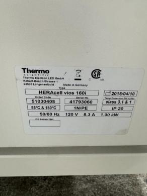 Thermo Scientific Heracell Vios 160i Doublestack CO2 Incubator with Dual Independent Chambers-cover