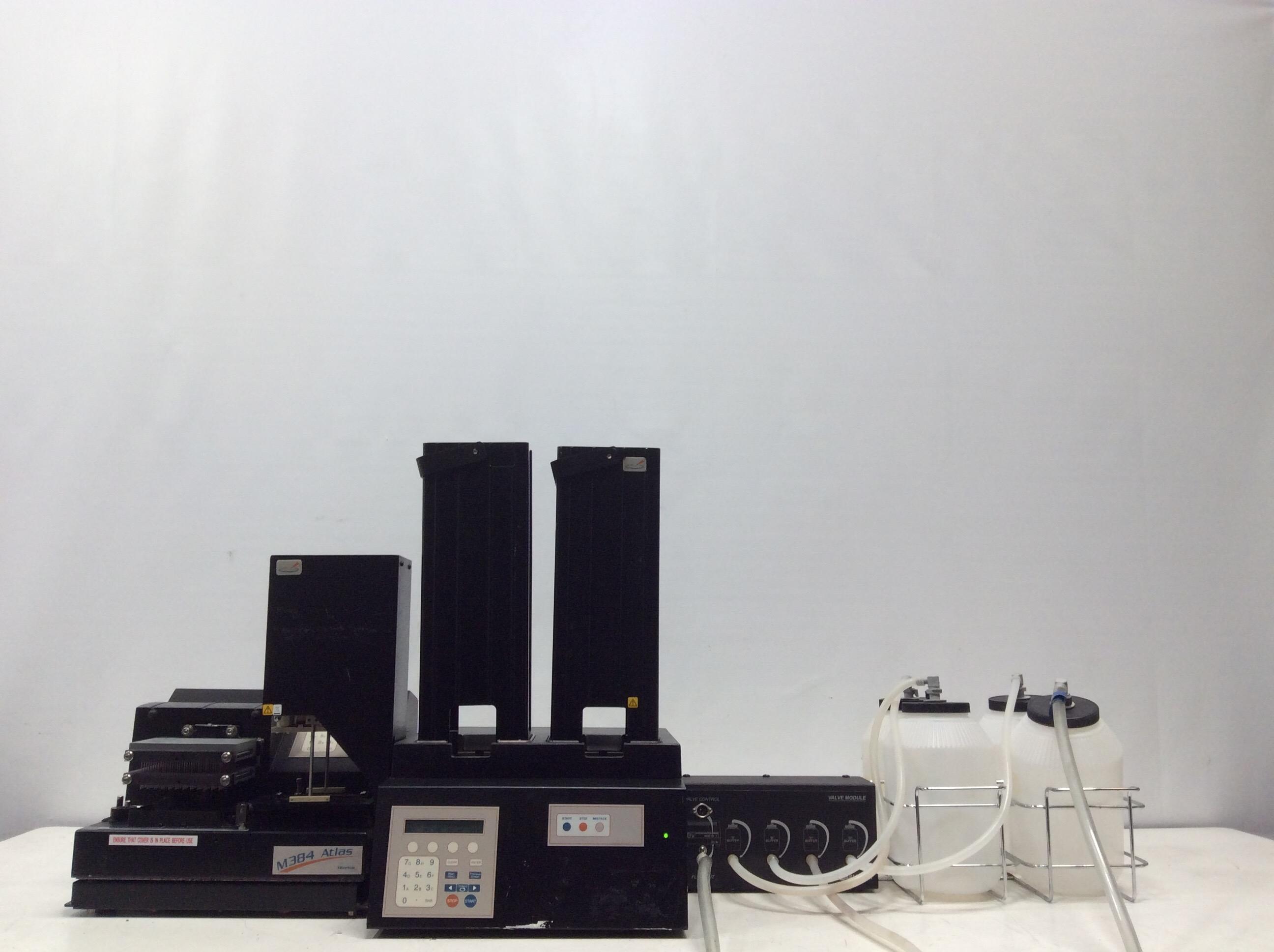 Titertek M384 Atlas Microplate Washer with Titan Stacker for 96/384 Well Plates