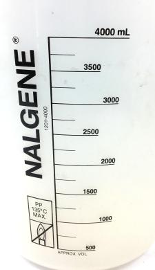 Nalgene 1201-4000 Low-Form 4L Graduated Plastic Beaker-cover