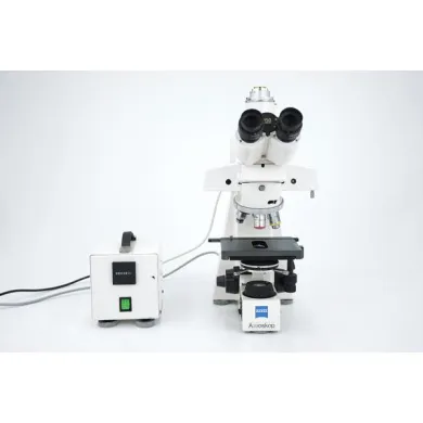 Zeiss Axioskop 20 Trinocular Fluorescence Microscope
