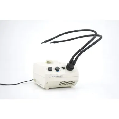 Schott KL 1500 Electronic Cold Light Source with Duplex Light Guide for Microscopy
