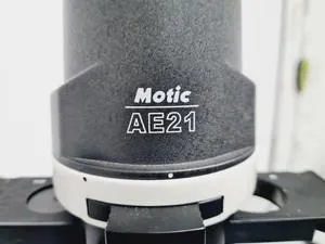 Motic AE21 Series Trinocular Inverted Microscope with Objectives, 6 of 28
