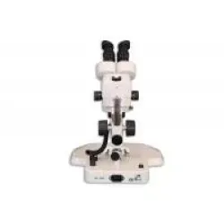 Meiji EMZ-8UD Zoom Stereo Microscope with MA502 Super Widefield Eyepieces and PKL-1 LED Incident Illuminated Stand, 4 of 5