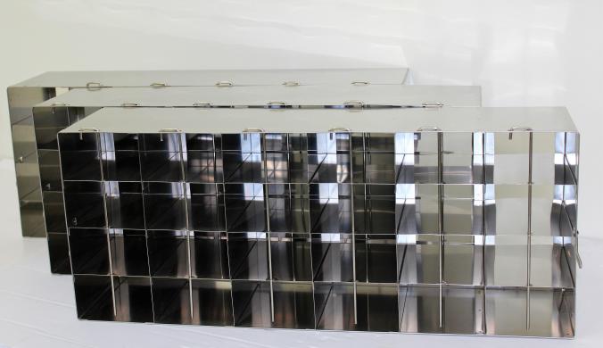 VWR 89214-716 Stainless Steel Rack Ultra Low Freezer 24 Slot Capacity-cover