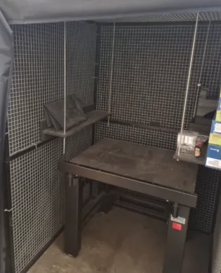 Faraday Cage Electromagnetic Shielding Enclosure for Laboratory Applications