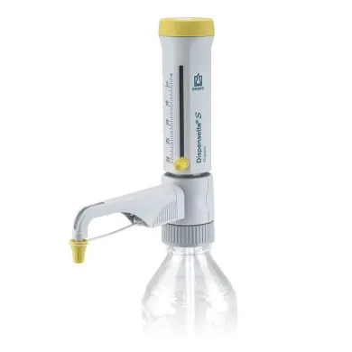 BrandTech Scientific Dispensette S Organic Analog Bottletop Dispenser, 2.5 to 25mL