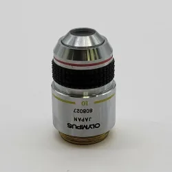 Olympus SPlan 10PL 10x Phase Contrast Microscope Objective 160/0.17, 2 of 4