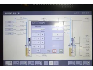 Sartorius Biostat B-CC Twin Bioreactor Controller with 5L and 10L Single-Wall Glass Univessels for Cell Culture, 8 of 44