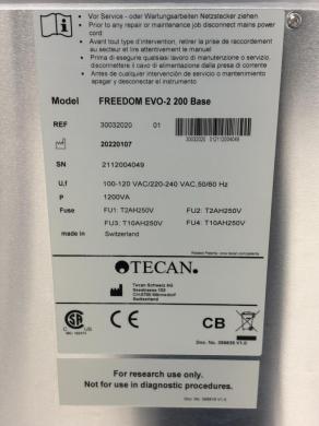 Tecan Freedom Evo-2 200 Base Automated Liquid Handling Workstation-cover