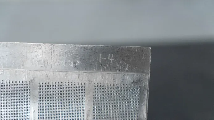 FitzMill Size 1 Screen for D6A Hammer Mill – Precision Milling Accessory