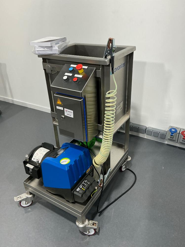 Avantor 50L Single Jacket Container with Electric Motor and Mobile Frame