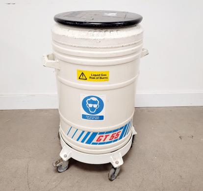 GT 55 Liquid Nitrogen Dewar with Storage Racking