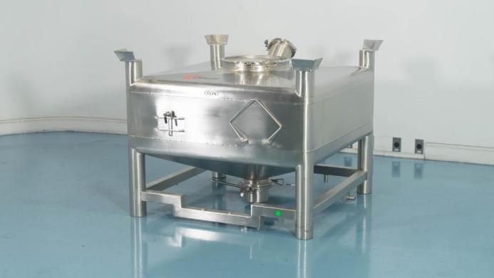 Glatt TC750 750 Liter Stainless Steel Stackable Tote for Bioprocessing-cover