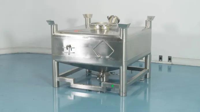 Glatt TC750 750 Liter Stainless Steel Stackable Tote for Bioprocessing and Industrial Storage
