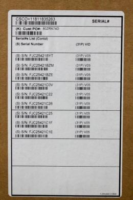 Cisco CSCO 11811835302 Set of 4 Network Cases, 38 Pieces, Unused New-cover
