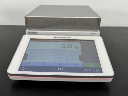 Mettler Toledo XPR8001S High-Precision Analytical Balance with Touchscreen-cover