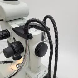 Schott Dual Gooseneck Fiber Optic Illuminator for Olympus SZX-FOF Stereo Microscope, 2 of 4