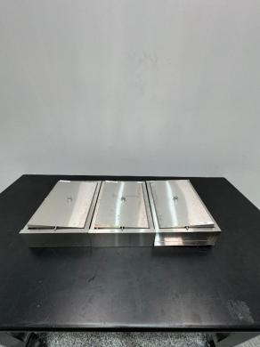 Stainless Steel Laboratory Lock Boxes - Set of 3 for Secure Storage-cover