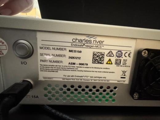 Charles River Endosafe Nexgen-MCS MCS150 Endotoxin Testing System with Endoscan-V Software-cover