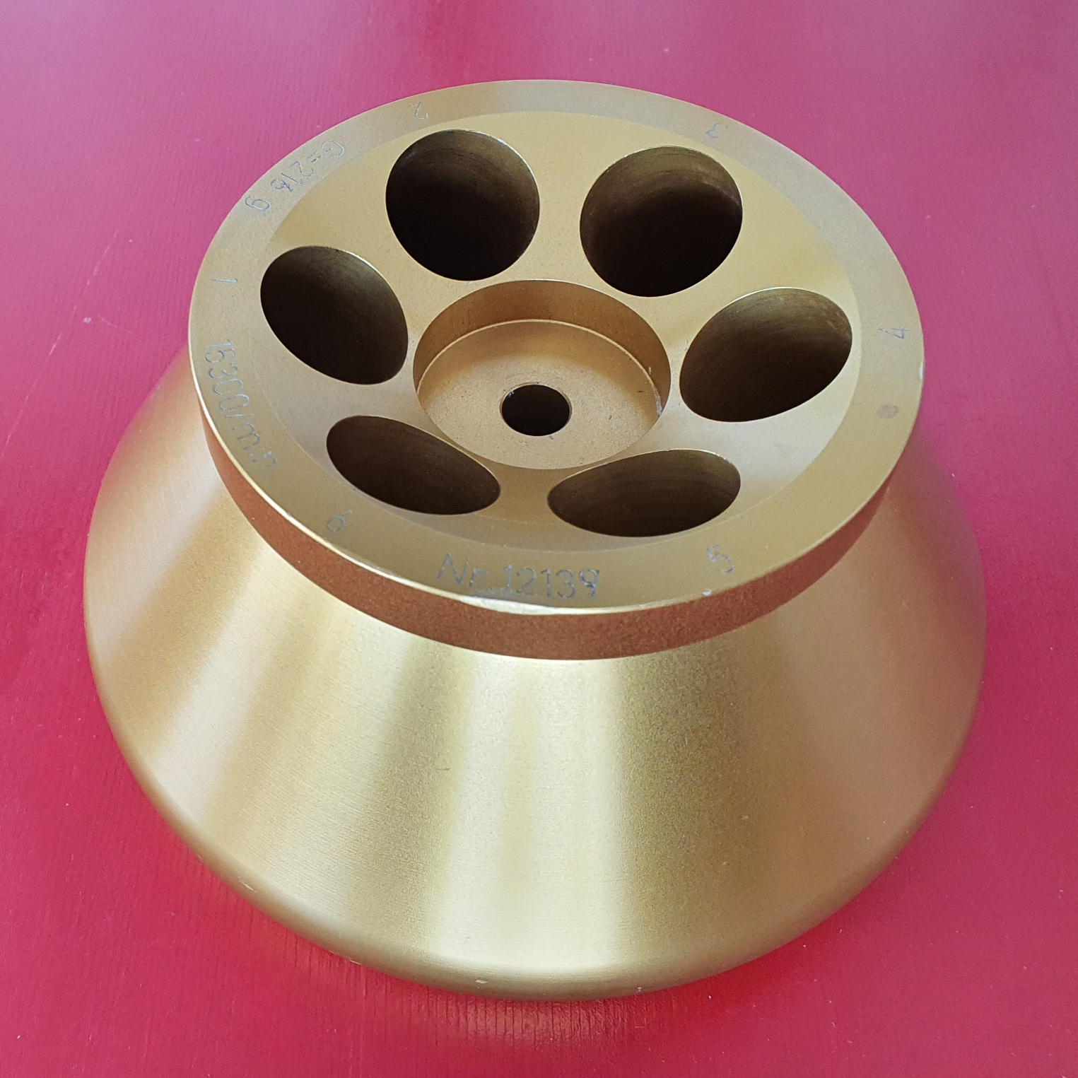 Sigma angular rotor no. 12139 for centrifuge