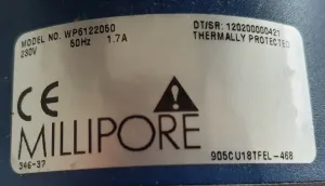 Millipore vacuum pump, 2 of 2