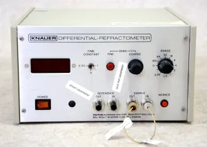 Knauer Differential Refractometer with Reference and Sample Channels, 2 of 3