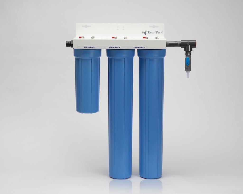 Hydra Slimline High Capacity Deionized Water Purification System with Mixed Bed Cartridges