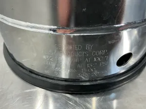 Alloy Products Corp Stainless Steel Pressure Vessel Model Vessels S628786-1-007, 4 of 4
