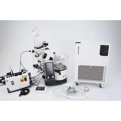 Heidolph Distimatic Workstation with Hei Vap Ultimate Control, Hei-CHILL 1200, and Rotavac 576-80915, Rotary evaporators