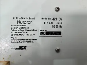 Clay Adams 421105 Laboratory Nutator for Sample Mixing, 2 of 3
