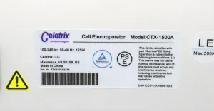 Celetrix CTX-1500A LE Cell Electroporator for 20-200μl Tubes with WiFi, 9 of 11