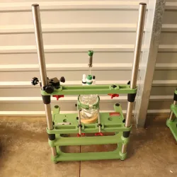 Chemglass 300mL Jacketed Process Reactor Fermenter Vessel for Bioprocessing, 6 of 7