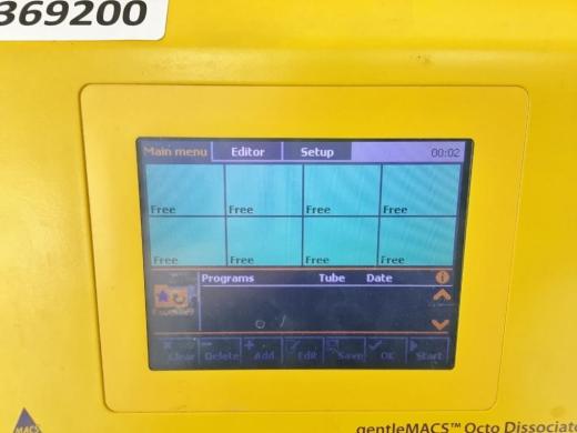 Miltenyi Biotec gentleMACS Octo Dissociator Automated Benchtop Tissue Dissociator with 8-Tube Rotor-cover